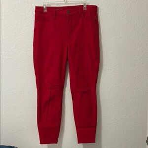 Women's Talbot’s Red Jeans Size 12